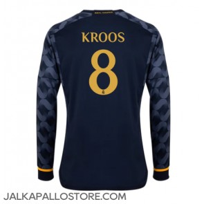 Real Madrid Toni Kroos #8 Vieraspaita 2023-24 Pitkähihainen